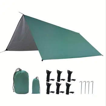 3mx3m Tarp Tent Awning Waterproof Rain Fly Anti UV Camping Sunshade Sun Shelter Outdoor Sun Shade Canopy Beach Tent Tarp
3mx3m Tarp Tent Awning Waterproof Rain Fly Anti UV Camping Sunshade Sun Shelter Outdoor Sun Shade Canopy Beach Tent Tarp