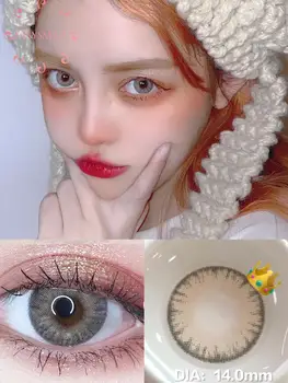 Easysmall oman brown small beauty pupil Myopia Power Prescription Colored Contact Lenses Yearly for eyes 2pcs/pair Degree option
Easysmall oman brown small beauty pupil Myopia Power Prescription Colored Contact Lenses Yearly for eyes 2pcs/pair Degree option