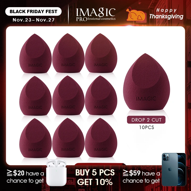 IMAGIC Make-Up Sponge Water Drop Shape Makeup Soft Foundation Puff Concealer Cosmetic Make-Up Sponge
IMAGIC Make-Up Sponge Water Drop Shape Makeup Soft Foundation Puff Concealer Cosmetic Make-Up Sponge