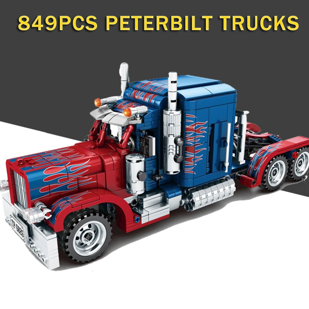 Technic Optimus Prime Peterbilt 389 Trucks Building Blocks Sembo 701803 City Bricks Toys Birthday Gifts
Technic Optimus Prime Peterbilt 389 Trucks Building Blocks Sembo 701803 City Bricks Toys Birthday Gifts