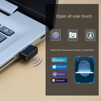 USB Fingerprint Lander Quick Identification File Encryption Laptop Computer Login Lock Black
USB Fingerprint Lander Quick Identification File Encryption Laptop Computer Login Lock Black