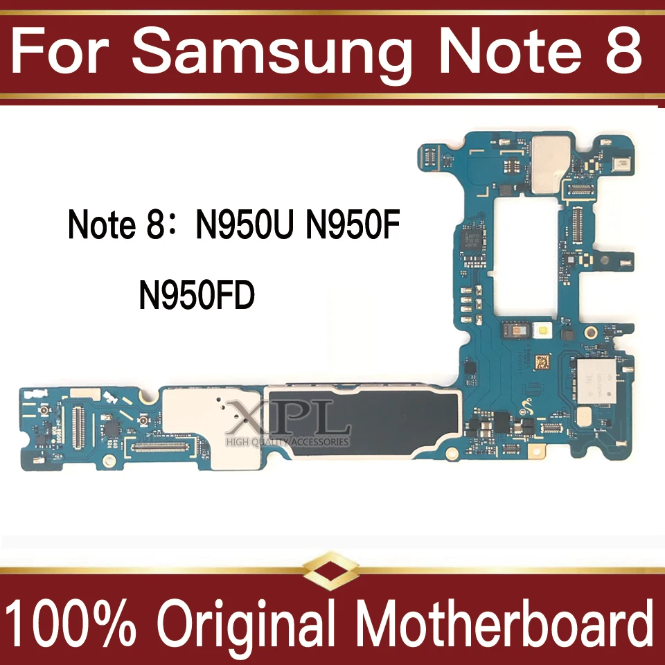 100% Tested Unlocked Logic Board for Samsung Note 8 Motherboard N950F / N950FD 64GB Full Function Mainboard
100% Tested Unlocked Logic Board for Samsung Note 8 Motherboard N950F / N950FD 64GB Full Function Mainboard