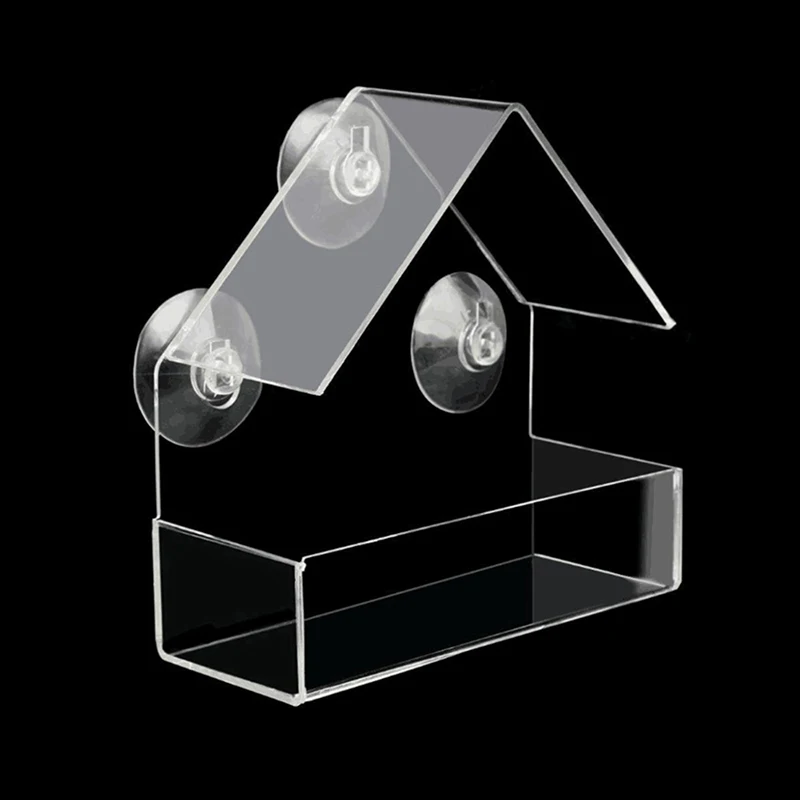 Simple Transparent Glass Display Window Bird Feeder Table Hotel Peanut Seed Hanging Suction Adsorption House Type Bird Feeder
Simple Transparent Glass Display Window Bird Feeder Table Hotel Peanut Seed Hanging Suction Adsorption House Type Bird Feeder