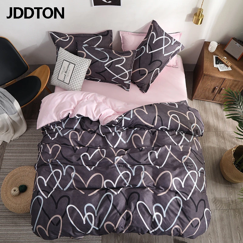 JDDTON 2019 New Arrival Double sided Useful Bed Linings Classic Lovely Bedding Set Quilt Cover Pillowcase Cover Bed Sheet BE023
JDDTON 2019 New Arrival Double sided Useful Bed Linings Classic Lovely Bedding Set Quilt Cover Pillowcase Cover Bed Sheet BE023