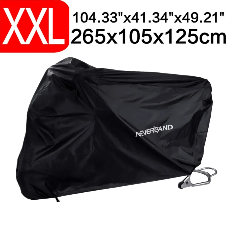 265x105x125 190T Waterproof Motorcycle Motor Bike Scooter Protector Cover Full Indoor Outdoor Dust Snow Rain UV Covers Universal
265x105x125 190T Waterproof Motorcycle Motor Bike Scooter Protector Cover Full Indoor Outdoor Dust Snow Rain UV Covers Universal