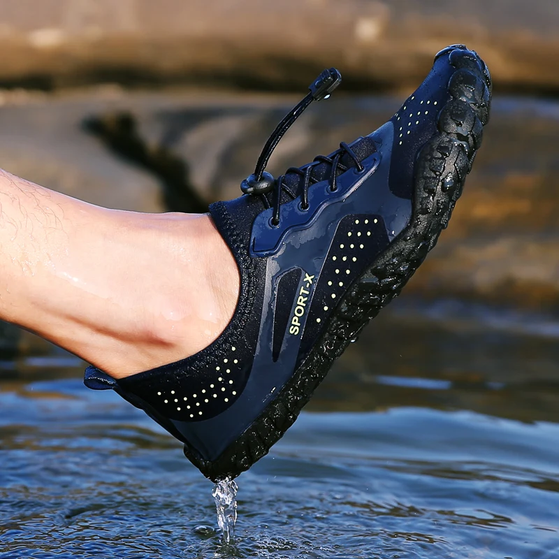 Пара моделей Обувь для водных видов спорта Удобная дышащая пляжная обувь на