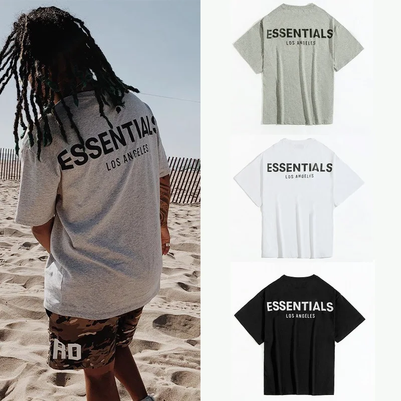INS High Street Reflective Letter EssentialsFOG Double Street Los Angeles Justin Bieber Same Couple Short Sleeve T-shirt
INS High Street Reflective Letter EssentialsFOG Double Street Los Angeles Justin Bieber Same Couple Short Sleeve T-shirt