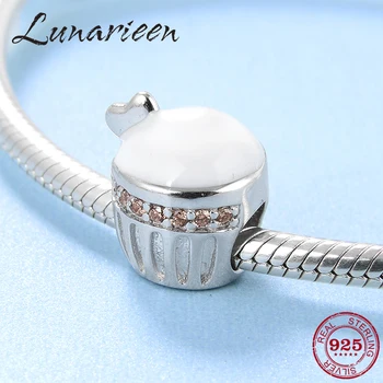 Valentine's Day Gifts Sweet Love Creamy cupcakes 925 Sterling Silver beads Fit Original europeu Charm Bracelets bangles Jewelry
Valentine's Day Gifts Sweet Love Creamy cupcakes 925 Sterling Silver beads Fit Original europeu Charm Bracelets bangles Jewelry