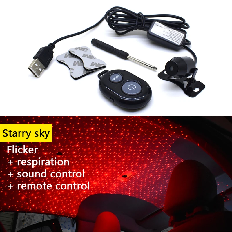 CARCTR USB автомобильный светильник s декоративная автомобильная лампа DJ RGB