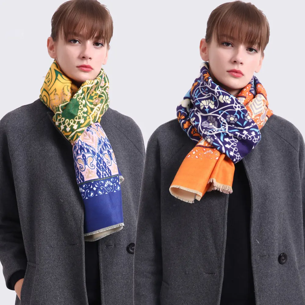 Winter Scarf Woman Thicken Warm Wrap Soft Shawls Scarves Luxury Printing Wool Cashmere Echarpe Brand Lady Foulard Warm
Winter Scarf Woman Thicken Warm Wrap Soft Shawls Scarves Luxury Printing Wool Cashmere Echarpe Brand Lady Foulard Warm