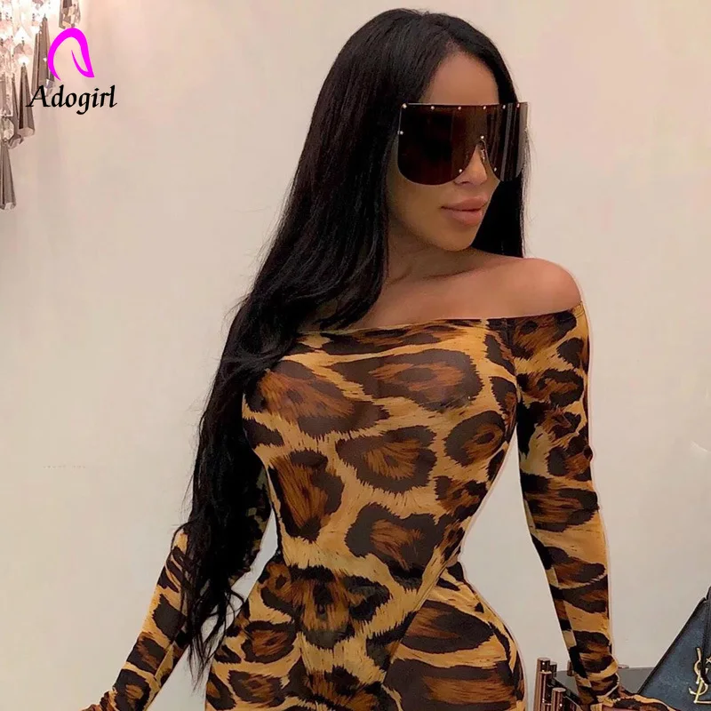 Женский Облегающий комбинезон с принтом тигра осень 2019 | Женская одежда