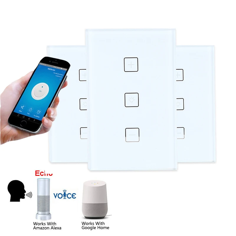 Dimming switch Dimmable Wifi Smart Touch Dimmer Switch Panel 220V LED Touch Switch Recessed Control Panel Module US
Dimming switch Dimmable Wifi Smart Touch Dimmer Switch Panel 220V LED Touch Switch Recessed Control Panel Module US