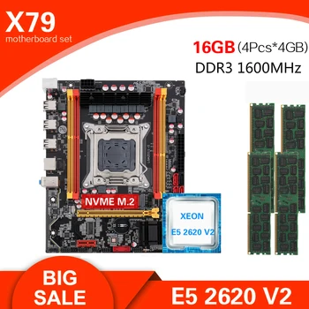 Kllisre X79 chip motherboard LGA2011 Mini-ATX combos E5 2620 V2 CPU 4pcs x 4GB = 16GB DDR3 1600Mhz ECC Memory
Kllisre X79 chip motherboard LGA2011 Mini-ATX combos E5 2620 V2 CPU 4pcs x 4GB = 16GB DDR3 1600Mhz ECC Memory