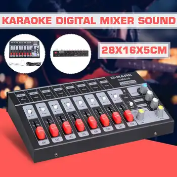 8 Channels Karaoke Mixer Stereo Audio Sound DJ Digital Karaoke Mixer With USB English Vision 
8 Channels Karaoke Mixer Stereo Audio Sound DJ Digital Karaoke Mixer With USB English Vision