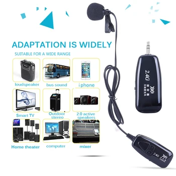 2.4G Wireless Microphone For Live Speech Headset Megaphone Radio Mic For Loudspeaker Teaching Meeting Tour Guide Microphones
2.4G Wireless Microphone For Live Speech Headset Megaphone Radio Mic For Loudspeaker Teaching Meeting Tour Guide Microphones