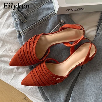 Eilyken Exquisite Design Ball Heel Pumps Mules Women Shoes High Quality Pointed Toe Party Slippers Elastic Back Strap Sandals
Eilyken Exquisite Design Ball Heel Pumps Mules Women Shoes High Quality Pointed Toe Party Slippers Elastic Back Strap Sandals