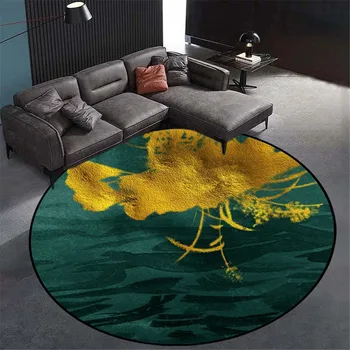 Luxury Green Painting Abstract Carpet Round Computer Chair Mat Nordic Decoration Home Bedside Rug For Bedroom Floor Mat
Luxury Green Painting Abstract Carpet Round Computer Chair Mat Nordic Decoration Home Bedside Rug For Bedroom Floor Mat