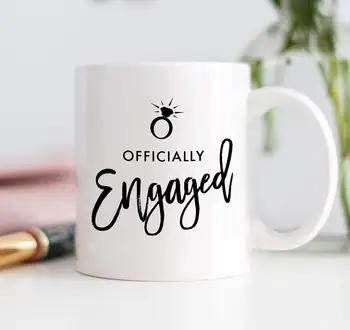 Officially Engaged Mug 11 Oz Engagement Ring Coffee Mug,
Officially Engaged Mug 11 Oz Engagement Ring Coffee Mug,