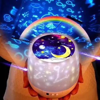 6Pcs Films Magical Starry Sky LED Projector Night Light Rotating USB/Battery Operated Bedside Lamp Birthday Valentine's Day Gift
6Pcs Films Magical Starry Sky LED Projector Night Light Rotating USB/Battery Operated Bedside Lamp Birthday Valentine's Day Gift