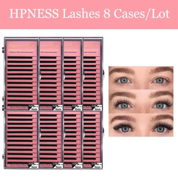 8 Cases/Lot Eyelashes Extension Natural Individual Silk Mink Long Black Matte Classic Eye Lashes All Sizes Makeup For Salon
8 Cases/Lot Eyelashes Extension Natural Individual Silk Mink Long Black Matte Classic Eye Lashes All Sizes Makeup For Salon