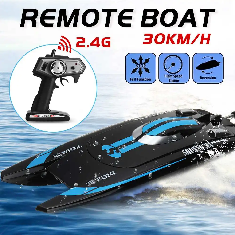 Hot 30km/h RC Boat 2.4GHz Racing Remote Control Boat Li-ion Battery 4 Channel 51cm Remote Fast Boat for Child Gift
Hot 30km/h RC Boat 2.4GHz Racing Remote Control Boat Li-ion Battery 4 Channel 51cm Remote Fast Boat for Child Gift