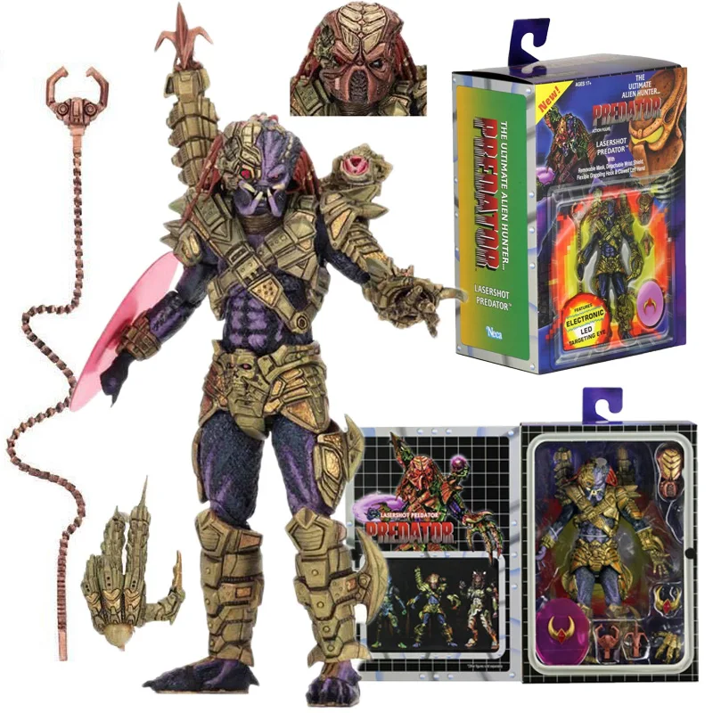 NECA Original the Predator The Ultimate Alien Hunter with LED Trageting Eye PVCAction Figure Collectable Model Toy
NECA Original the Predator The Ultimate Alien Hunter with LED Trageting Eye PVCAction Figure Collectable Model Toy