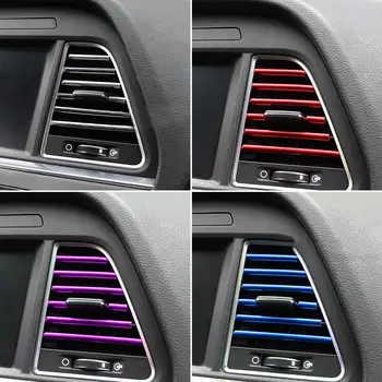 10Pcs Car Auto Air Outlet Vent Interior Decorative Stickers Decals Strip Scratch Guard Protector Car Styling Strip Accessory
10Pcs Car Auto Air Outlet Vent Interior Decorative Stickers Decals Strip Scratch Guard Protector Car Styling Strip Accessory