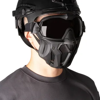 Protective Anti-Fog Mask with Goggles For Cycling Hunting Airsoft Paintball Outdoor Detachable Full Face Mask With Fan
Protective Anti-Fog Mask with Goggles For Cycling Hunting Airsoft Paintball Outdoor Detachable Full Face Mask With Fan