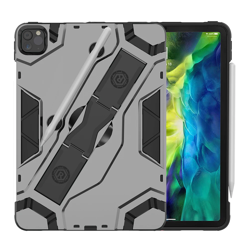 Case for iPad Pro 11" 2020 with Pencil Holder Heavy Duty Defender Protective with Foldable Stand/Hand Strap for iPad Pro 11 2020
Case for iPad Pro 11" 2020 with Pencil Holder Heavy Duty Defender Protective with Foldable Stand/Hand Strap for iPad Pro 11 2020