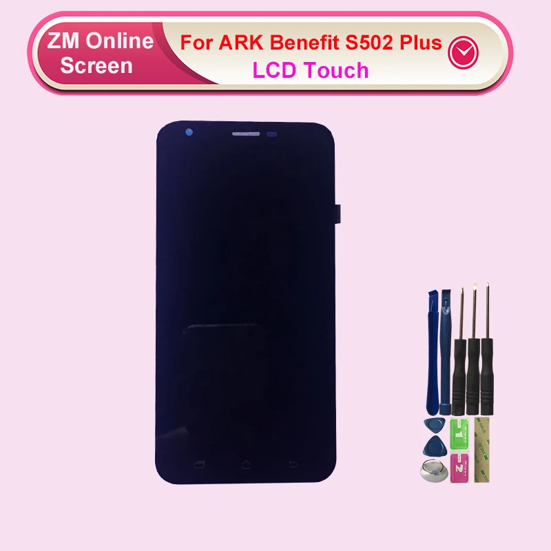 RYKKZ For ARK Benefit S502 Plus LCD Display With Touch Screen Digitizer Assembly Replacement
RYKKZ For ARK Benefit S502 Plus LCD Display With Touch Screen Digitizer Assembly Replacement
