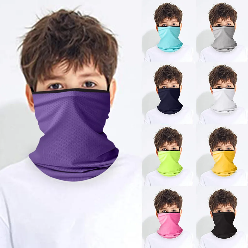 Children's Solid Scarf Bandana Sunscreen Uv Protection Mask Neck Guard Cycling Windproof Warmer Scarf Reusable Headband Unisex
Children's Solid Scarf Bandana Sunscreen Uv Protection Mask Neck Guard Cycling Windproof Warmer Scarf Reusable Headband Unisex