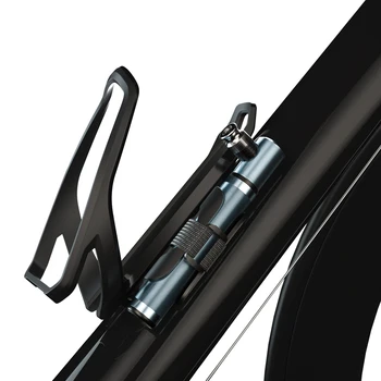 1Set Mini Bike Pump Aluminum Alloy Bicycle Hand Air Pump Tire Inflator Schrader Presta Valve MTB