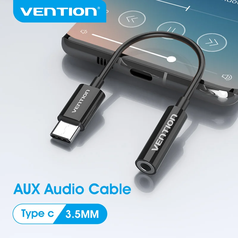 Vention USB Type C 3 5 Jack адаптер для наушников к мм наушники Аудио Aux кабель Xiaomi Mi 10 9 Huawei Mate