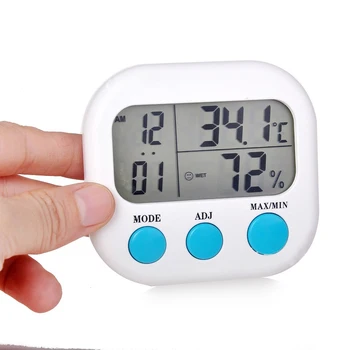 DIDIHOU Hygrometer Detector Maximum Minimum Humidity Memory High Precision Digital Electronic Hygrometer Humidity Meter Mini
DIDIHOU Hygrometer Detector Maximum Minimum Humidity Memory High Precision Digital Electronic Hygrometer Humidity Meter Mini
