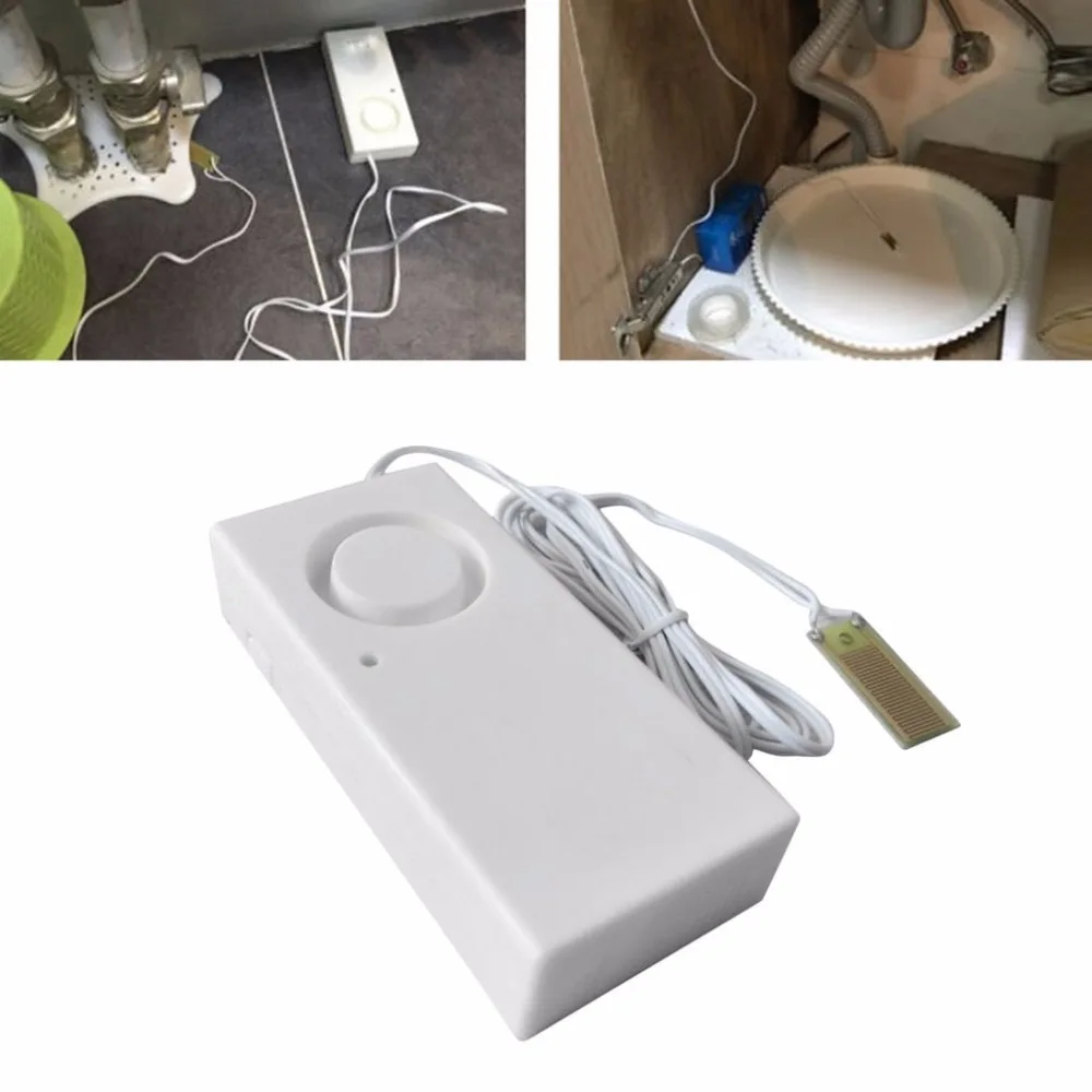 Water Leakage Alarm Detector 130dB Water Alarm Leak Sensor Detection Flood Alert Overflow Home Security Alarm System
Water Leakage Alarm Detector 130dB Water Alarm Leak Sensor Detection Flood Alert Overflow Home Security Alarm System