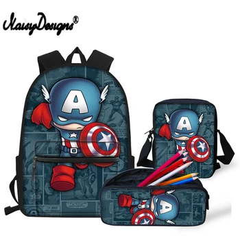 NOISYDESIGNS Super Hero Children's School Bags Orthopedic Backpack Kids School Boys Girls Mochila Infantil Catoon 3 Set Bags
NOISYDESIGNS Super Hero Children's School Bags Orthopedic Backpack Kids School Boys Girls Mochila Infantil Catoon 3 Set Bags