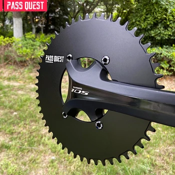 PASS QUEST Round Road Bike Chain Crankshaft Closed disk 110BCD 58T Narrow Wide Chainring For R2000 R3000 4700 5800 6800 DA9000
PASS QUEST Round Road Bike Chain Crankshaft Closed disk 110BCD 58T Narrow Wide Chainring For R2000 R3000 4700 5800 6800 DA9000