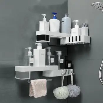 OUNONA Rotatable Bathroom Storage Rack Multipurpose Shampoo Face Wash Holder Shelf Towel Bath Ball Hook Household Supplies 
OUNONA Rotatable Bathroom Storage Rack Multipurpose Shampoo Face Wash Holder Shelf Towel Bath Ball Hook Household Supplies