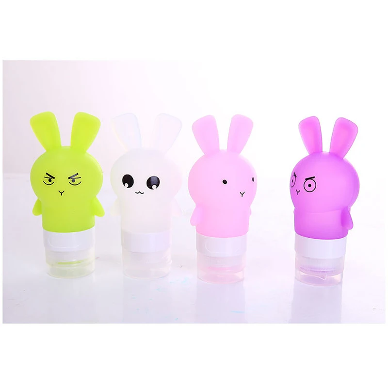 4 in 1 75ml Silicone Empty Portable Travel Press Makeup Refillable Container Bottles Tool Set Kit For Shampoo Bath Liquid Lotion
4 in 1 75ml Silicone Empty Portable Travel Press Makeup Refillable Container Bottles Tool Set Kit For Shampoo Bath Liquid Lotion