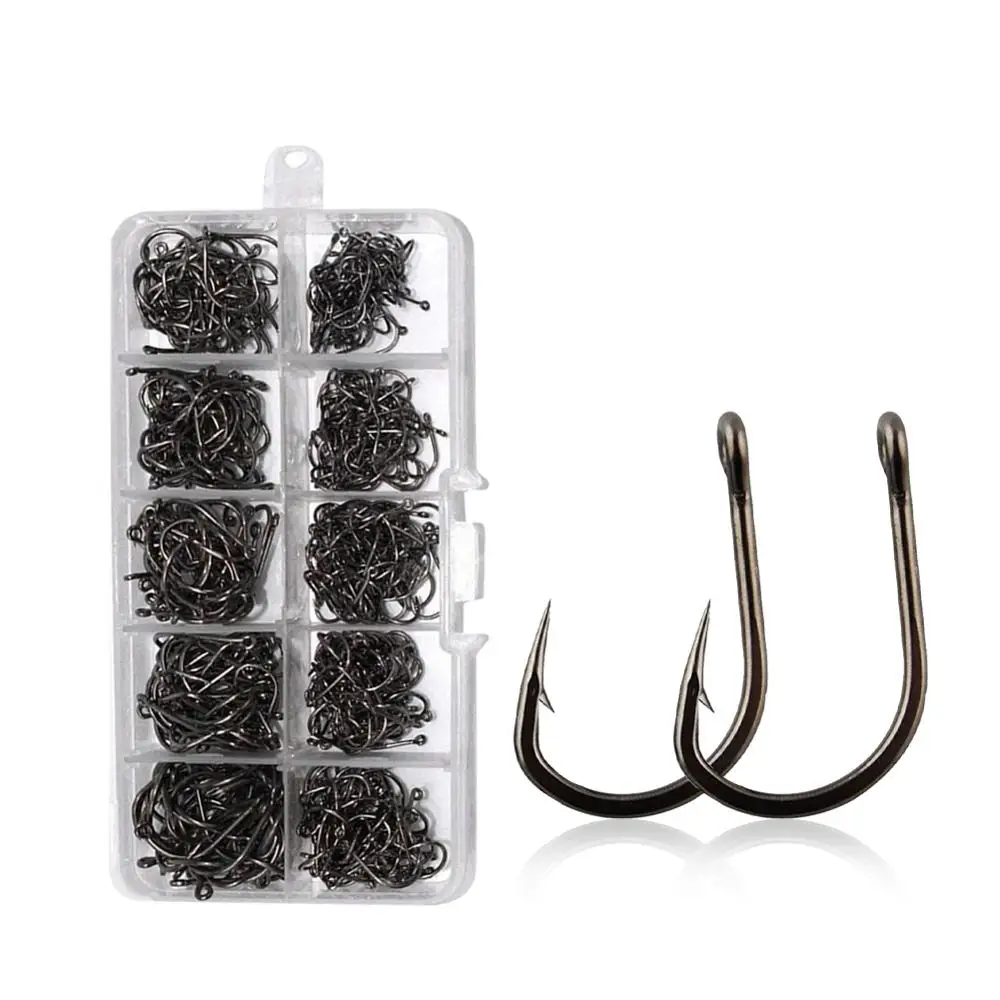 100pcs Fishing Hooks Set Carbon Steel Single Circle Fishhook Fly Fishing Jip Barbed Carp Hooks Sea Tackle Accessories
100pcs Fishing Hooks Set Carbon Steel Single Circle Fishhook Fly Fishing Jip Barbed Carp Hooks Sea Tackle Accessories