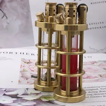 Collector lighter manual trench pure copper kerosene lighter visible oil tank retro collection super long standby
Collector lighter manual trench pure copper kerosene lighter visible oil tank retro collection super long standby