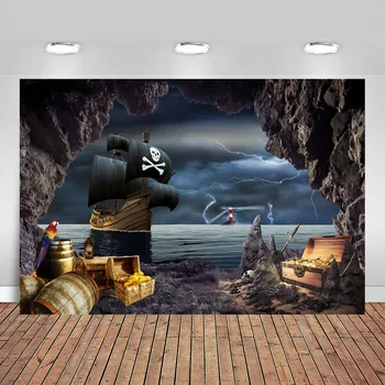 Pirate Ship Theme Birthday Party Decor Photo Background Treasure Boy Birthday Party Banner Photography Backdrops
Pirate Ship Theme Birthday Party Decor Photo Background Treasure Boy Birthday Party Banner Photography Backdrops