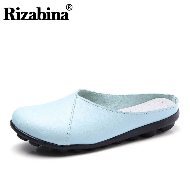 RIZABINA Ladies Real Leather Flats Shoes For Women Fashion Leisure Round Toe Flats Footwear Summer Peas Shoes Women Size 35-44
RIZABINA Ladies Real Leather Flats Shoes For Women Fashion Leisure Round Toe Flats Footwear Summer Peas Shoes Women Size 35-44