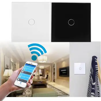 1 Gang Smart Touch Switch Smart Light Switch Panel Wall Wifi Light Switch UK/EU Standard Work for Alexa for Echo for Google Home
1 Gang Smart Touch Switch Smart Light Switch Panel Wall Wifi Light Switch UK/EU Standard Work for Alexa for Echo for Google Home