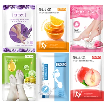 6Pairs Exfoliating Foot Mask Pedicure Socks Exfoliation for Feet Mask Peeling Remove Dead Skin Heels Moisturizng Feet Care EFERO
6Pairs Exfoliating Foot Mask Pedicure Socks Exfoliation for Feet Mask Peeling Remove Dead Skin Heels Moisturizng Feet Care EFERO