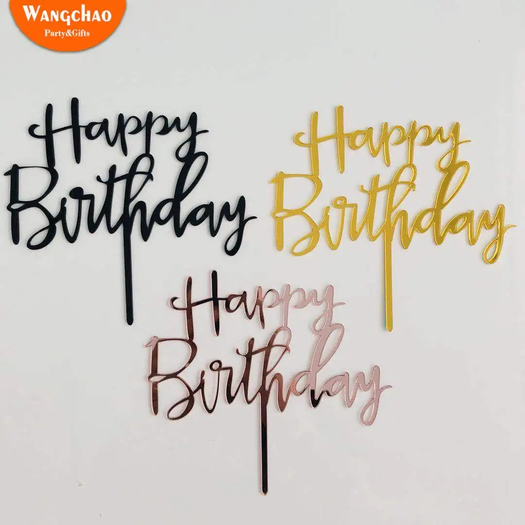 Rose Gold Happy Birthday Acrylic Cake Topper Kids Favors Cake Topper For Birthday Party Supplies Cake Decorations Baby Shower
Rose Gold Happy Birthday Acrylic Cake Topper Kids Favors Cake Topper For Birthday Party Supplies Cake Decorations Baby Shower