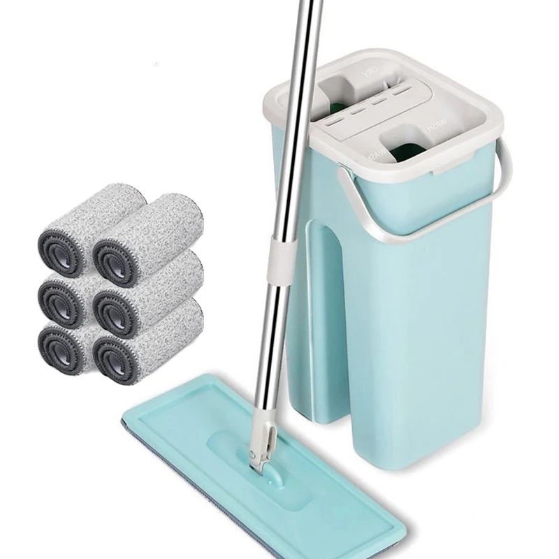Flat Squeeze Mop and Bucket Hand Free Wringing Automatic Spin Mop Avoid Hand Microfiber Mop Cloth for Wood Tile Lazy Mop
Flat Squeeze Mop and Bucket Hand Free Wringing Automatic Spin Mop Avoid Hand Microfiber Mop Cloth for Wood Tile Lazy Mop