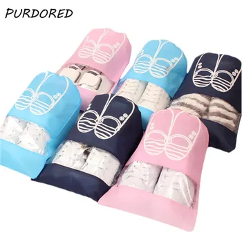 PURDORED 1 Pc Travel Shoes Bag Waterproof Drawstring Shoes Bags Portable Shoes Organizer Bag Pouch Dustproof Cover Bag 
PURDORED 1 Pc Travel Shoes Bag Waterproof Drawstring Shoes Bags Portable Shoes Organizer Bag Pouch Dustproof Cover Bag