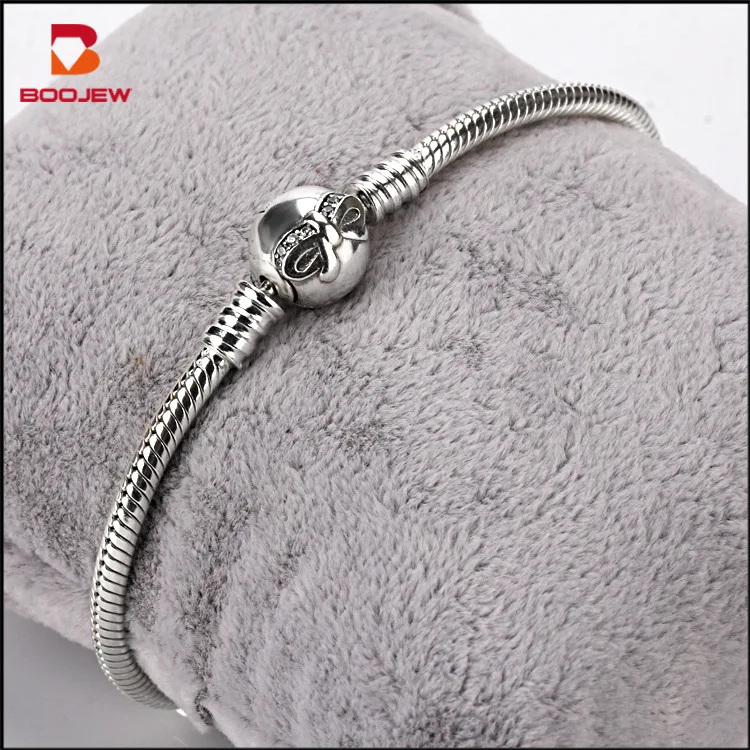 Europe And America Denmark Popular DIY Bracelets S925 Fine Silver Bow Diamond Set Base lian pei jian Direct Supply
Europe And America Denmark Popular DIY Bracelets S925 Fine Silver Bow Diamond Set Base lian pei jian Direct Supply
