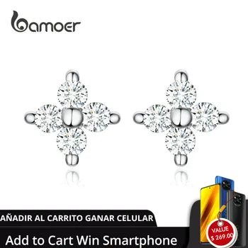 bamoer Tiny Ear Stud for Girl Genuine 925 Sterling Silver Clear CZ Flower Stud Earrings Easy Office Lady Week Jewelry SCE648
bamoer Tiny Ear Stud for Girl Genuine 925 Sterling Silver Clear CZ Flower Stud Earrings Easy Office Lady Week Jewelry SCE648